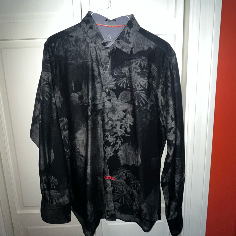 Mens black dress shirt *classic fit*